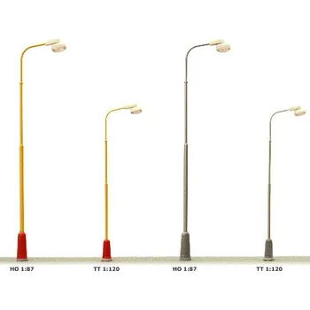 Modelová železnice Pouliční lampa ocelová šedá TT - JM 312202