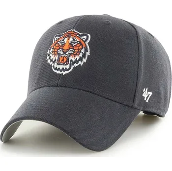 Čepice Čepice s vlněnou směsí 47brand MLB Detroit Tigers tmavomodrá barva, s aplikací, B-MVP09WBV-NYE B.MVP09WBV.NYE 09A, vel. ONE SIZE
