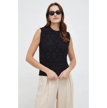 Dámská vesta Vesta Answear.LAB 21811.HWK černá 99X, vel. S/M