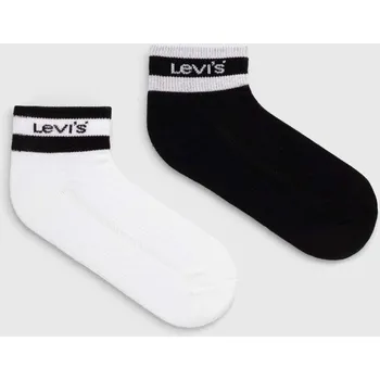 Pánské ponožky Ponožky Levi's 2-pack 37157.1062 bílá 00X, vel. 39/42