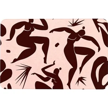 Koupelnová předložka Koupelnový kobereček Artsy Doormats Abstract Bodies 39 x 60 cm BATHP.ABSBODIES vícebarevná MLC