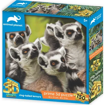Puzzle PRIME 3D PUZZLE - Lemur 150 dílků