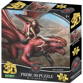 PRIME 3D PUZZLE - Sky Surfer 63 dílků