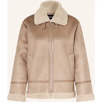 Dámský blejzr Darling Harbour Dámská Bunda V Koženém Vzhledu S Plyšem,...