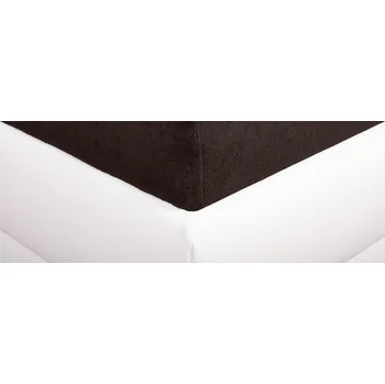 Prostěradlo Aaryans Froté prostěradlo tmavě hnědé Rozměry prostěradla: 140x200 cm