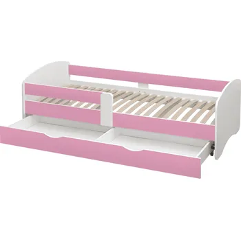 Dětská postel Max-i Dětská postel ZENIA 160x80 bílá / růžová