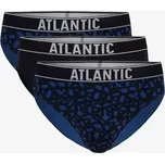 Pánské slipy ATLANTIC 3-Pack velikost M blue