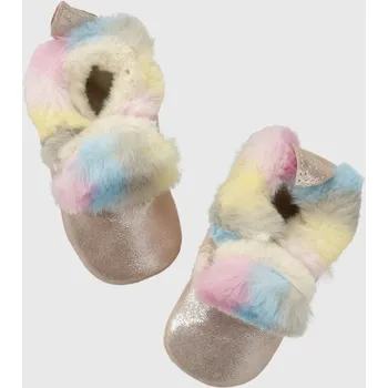 Dětské semišové papuče Shoo Pom P4NCEZ0402.18.22 růžová 03X, EUR 22