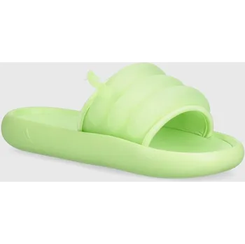 Dámské pantofle Pantofle adidas zelená barva, IF0889 77X, EUR 39