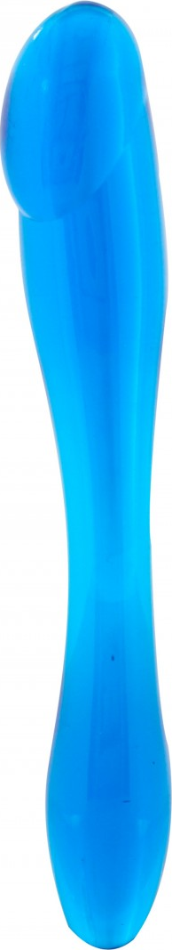 Oboustranný modrý masturbátor Penis Probe