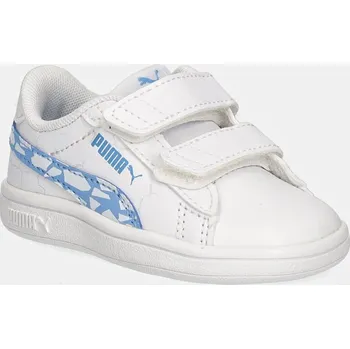 Chlapecké tenisky Dětské sneakers boty Puma Smash 3.0 L Icy Monster bílá barva, 397990 00X, EUR 19