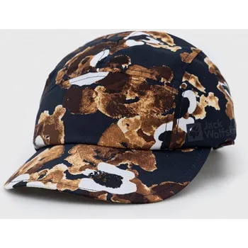 Kšiltovka Kšiltovka Jack Wolfskin 10 tmavomodrá barva, vzorovaná 1910482 59X, vel. ONE SIZE