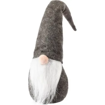 Vánoční dekorace Textilomanie WINTER GNOME 30 cm, šedý