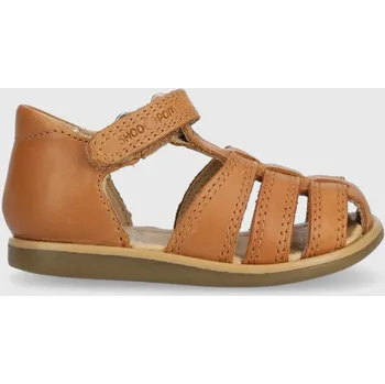 Dívčí obuv Dětské kožené sandály Shoo Pom hnědá barva O4NEBJ0402.19.23 82X, EUR 19