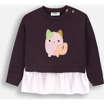 Kojenecké tričko s dlouhým rukávem Coccodrillo ZC4143102PGN fialová 48X, vel. 62