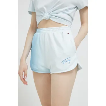 Dámské kraťasy Kraťasy Tommy Jeans dámské, vzorované, high waist DW0DW15382.PPYX modrá 50X, vel. L