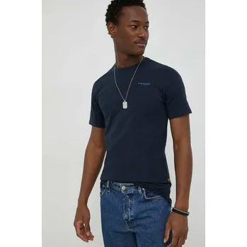 Pánské tričko Tričko G-Star Slim base tmavomodrá barva, D19070-C723 D19070.C723 59A, vel. XXL