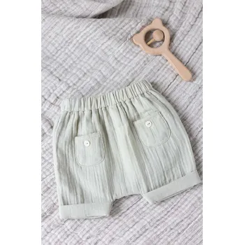 Chlapecké kraťasy Dětské bavlněné šortky Tartine et Chocolat tyrkysová barva TY26060.49.74 66X, vel. 67