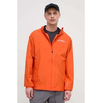 Pánská větrovka Outdoorová bunda adidas TERREX Multi IP1433 oranžová 22X, vel. S