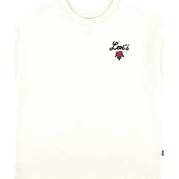 Chlapecké tričko Dětské bavlněné tričko Levi's OVERSIZED LEVIS ROSE TEE béžová barva, 3EL489 01X, vel. 116