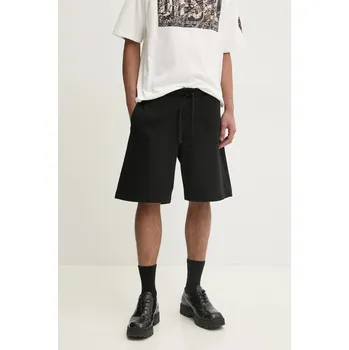 Pánské kraťasy Kraťasy Diesel P-CROWN-DOVAL-PJ SHORTS pánské, černá barva, A15075.0BKAF 99X, vel. S