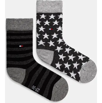 Pánské ponožky Dětské ponožky Tommy Hilfiger 100000816 černá 99X, vel. 35/38