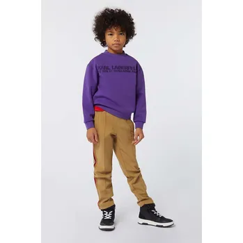 Chlapecké oblečení Dětské kalhoty Karl Lagerfeld Z30260.162.174 hnědá 82X, vel. 162