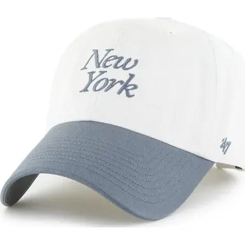 Kšiltovka Kšiltovka 47 brand MLB New York Yankees bílá barva, hladká, B-FNDSC17GWS-SS B.FNDSC17GWS.SS 00X, vel. ONE SIZE