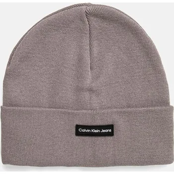 Čepice Čepice Calvin Klein Jeans šedá barva, K50K512142 90X, vel. ONE SIZE