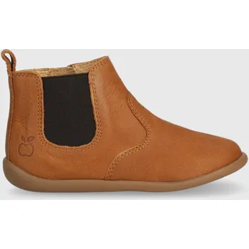 Dámské polobotky Dětské semišové polobotky Pom D'api hnědá barva P1ADBG0402.24.25 82X, EUR 24