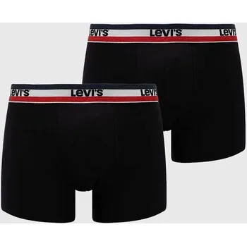 Boxerky Boxerky Levi's 2-pack 37149.0804 černá 99X, vel. S