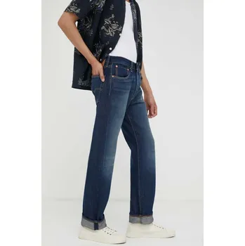 Bavlněné džíny Levi's 501 00501.3411 námořnická modř 59X, vel. 30/32