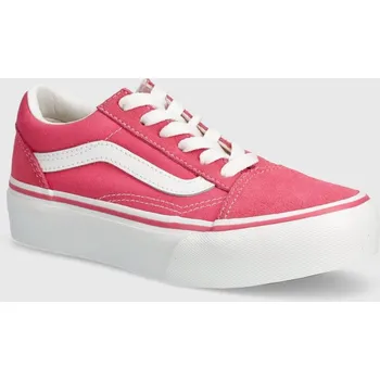 Dívčí tenisky Dětské tenisky Vans UY Old Skool Platform růžová barva VN0A3TL3G3X 42X, EUR 33