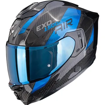 Motodoplněk SCORPION přilba EXO-1500 CARBON AIR Platted black/blue - M