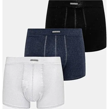 Boxerky Boxerky Karl Lagerfeld 3-pack pánské, tmavomodrá barva, A1M47073 59X, vel. L