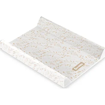 Přebalování Přebalovací podložka, tvrdá 70 x 49 x 9,5 cm - béžové lístky