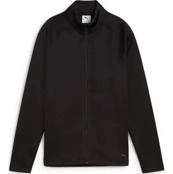 Pánská mikina Puma Womens Waffle Fleece Full Zip Puma Black L Sweatshirt