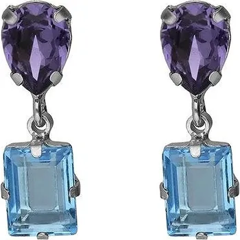 Náušnice VICTORIA CRUZ Borea Aquamarine (Ag925/1000, 2,5 g)