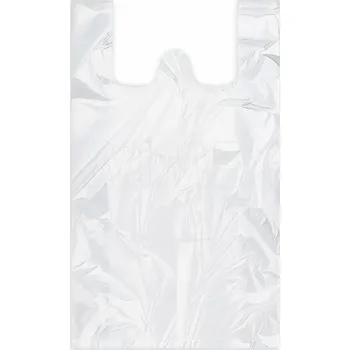 Sáček na potraviny Taška (HDPE) bílá 30+18 x 55 cm `10kg` [100 ks]