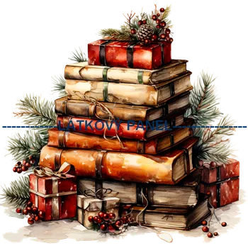 Látkový panel - Vánoční - VA-11 Velikost: 20x20cm, Materiál: Bavlna