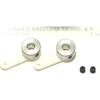 RC náhradní díl MP Jet 2251 Páka s nábojem 16 mm, pr.4, 2ks