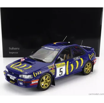 RC model auta Kyosho Subaru Impreza 555 Repsol N 5 1:18, modrá