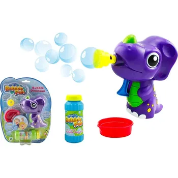 Bublifuk Bubble Fun Bublifuk Dinosaurus s náplní 60 ml - fialový