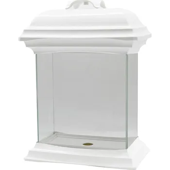 Smuteční dekorace Madona Hřb.Katedrála 26 cm bílá