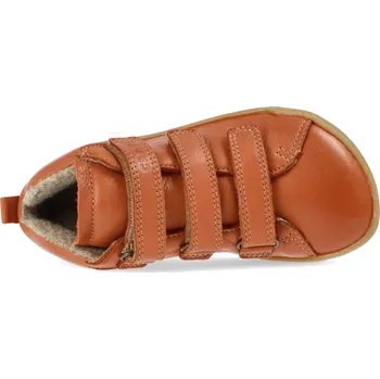 Chlapecká zimní obuv Dětské zimní zateplené barefoot boty RIGA WINTER Cognac, CRAVE Velikost: 30