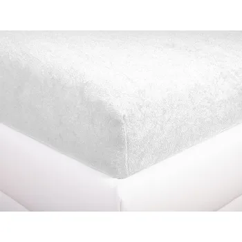 Prostěradlo Aaryans Froté prostěradlo bílé Rozměry prostěradla: 90x200 cm