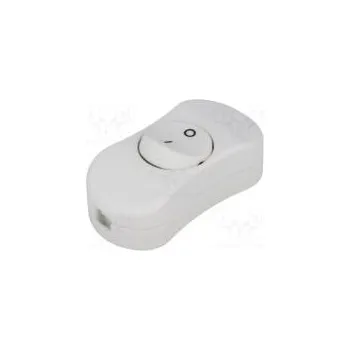 vypínač ROCKER SPST pol 2 OFF-ON 3A/250VAC bílá není 50mΩ UL94V-2