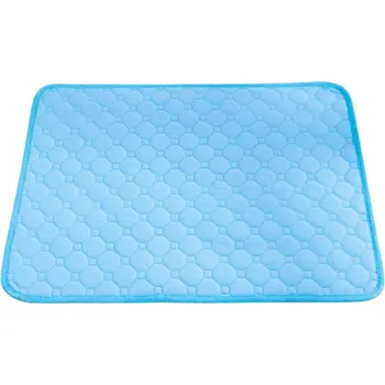 Pelíšek pro psa Opakovaně použitelná inkontinenční podložka pro psy 150 x 90 cm 4vrstvá savá podložka s voděodolnou a protiskluzovou spodní vrstvou modrá