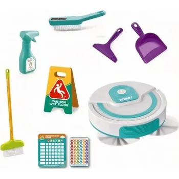 Hračka pro nejmenší Bavytoy Dětská uklízecí sada s robotickým vysavačem