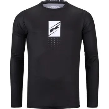 cyklistický dres KENNY Cyklistický dres s dlouhým rukávem letní - PROLIGHT 25 - černá XL